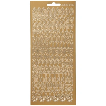 Focus Focus Stickers Gold Letters Design 1 170226