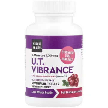 Vibrant Health, U.T. Vibrance™, 50 Vegipure Tablet