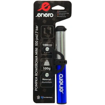 Velosipēda mini pumpis Enero 22x191mm, zils