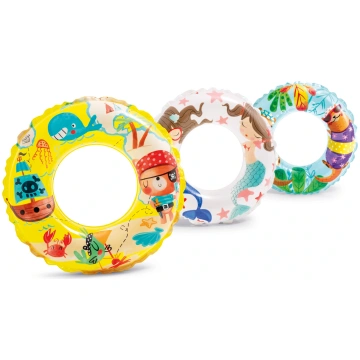 Intex Transparent Swimming Ring Random colour