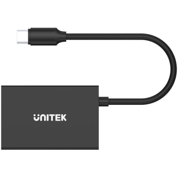 USB sadalītājs Unitek H1302A, melna krās