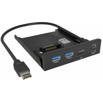 HUB USB Icy Box ICY BOX IB-HUB1419-i3 Front panel 