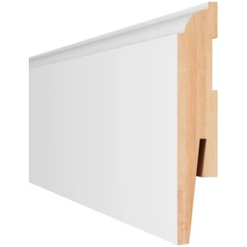 Grīdlīste MDF krāsojamā MP0901 15x90x2420mm BALTA 