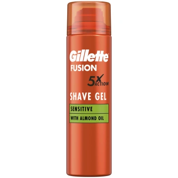 Skūšanās gēls Gillette Fusion Sensitive, 200 ml