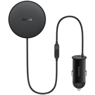 Baseus CW01 MagSafe 15W bezvadu auto lādētājs un 2