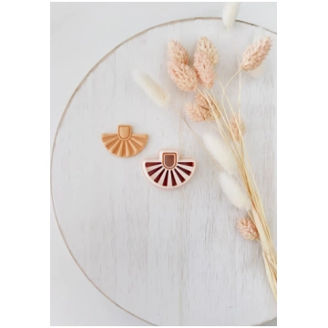 Polymer Clay Cutter, Fan Arch Shapes for Earrings,