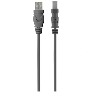 Kabelis Belkin, USB Type A/USB Type B, pelēka krās
