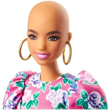 GHW64 Barbie Fashionistas Doll with No-Hair Look W