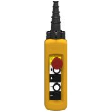 Pendant control station, Harmony XAC, plastic, yel