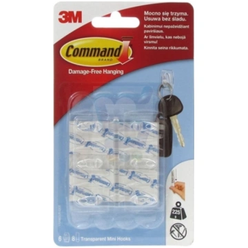 3M Haczyki 6 szt plastikowe 17006 Command 3M000095