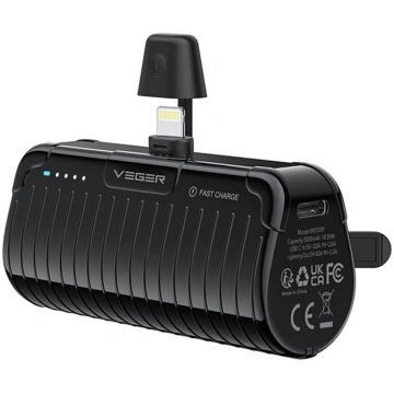 Veger 20W PD 5000 mAh Plugon-Lightning Pro Powerba