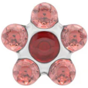 STUDEX 165 - Daisy 5mm, Padparadscha & July Ruby, 