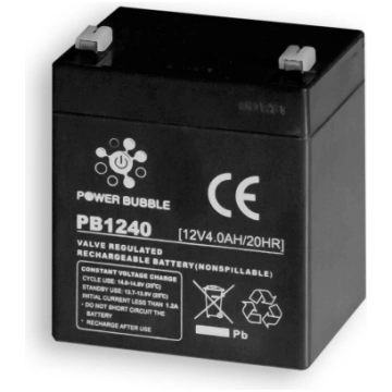 Akumulatora Power Bubble PB1204 (4Ah, 12V)