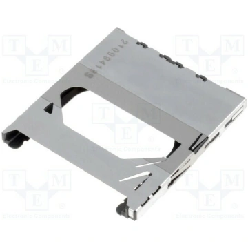 Connector: for cards; MMC,SD; push-push; SMT; PIN: