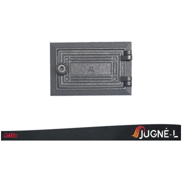 Jugne-L čuguna pelnu durvis A-35a, 125x165mm