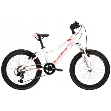 Bērnu velosipēds Kross Level Mini 2.0, balta krās.