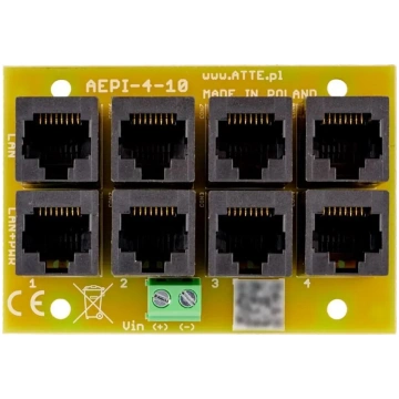 Atte AEPI-4-10-OF PoE Passive Bluetooth adapteris,