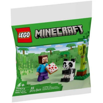 LEGO MINECRAFT 30672 Stīvs un mazā panda