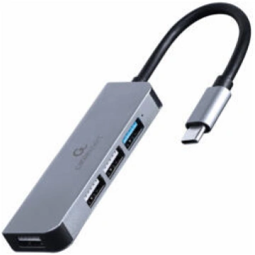 USB Centrmezgls Gembird 4-port USB Type-C Hub (UHB