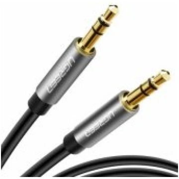 Ugreen Mini jack 3,5mm AUX 1m Black aksesuārs 1073