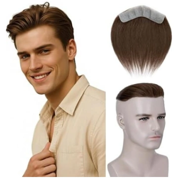MY-LADY Toupee Vīriešu pieres matu līnijas uzliktn