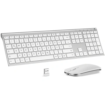 Bezvadu tastatūras un peles komplekts, 2.4G ultra 
