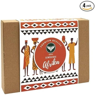 Azafran Africa Spice Set - dāvanu komplekts ar 4 t