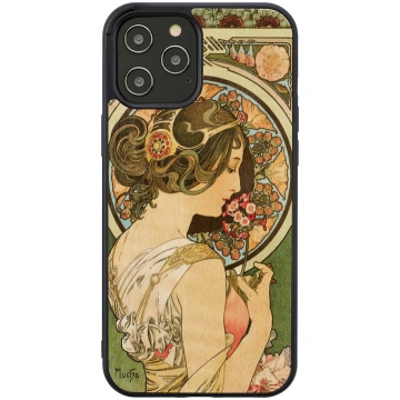 Man&Wood case for iPhone 12 Pro Max primrose black