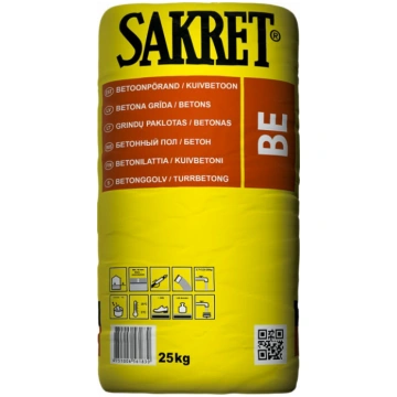 Sakret BE Betons/klons, C25, 40kg S&E PRO 05122024