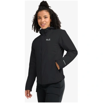 TRAIL LIGHT HYBRID JKT W - black - S - Jack Wolfsk