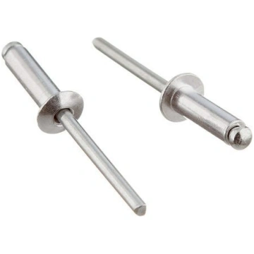 2,4 x 4 mm Kniede DIN 7337 alumīnijs/tērauds Zn