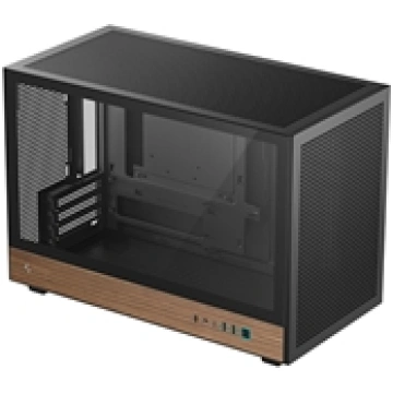 Deepcool Case | CH260 Wood | Black | Micro Tower R
