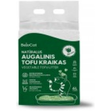 Tofu BeloCat Clumping Cat Litter Aloe Vera dabīgi 