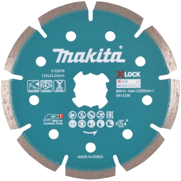 Makita Dimanta griezripa ar segmentiem 125mm Beton