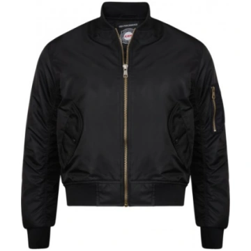 Kam Jeans KV75 Bomber Jacket Black - Jakas & Lietu