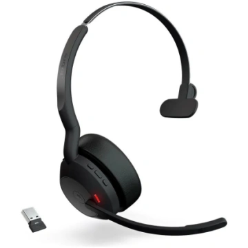 Bezvadu austiņas Jabra Evolve2 55, tumši pelēka kr
