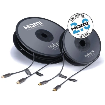 Ātrdarbīgs HDMI 2.0a optiskās šķiedras kabelis 20 