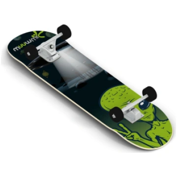 Muuwmi Skateboard skrituļdēlis, ABEC 5, Alien - AU
