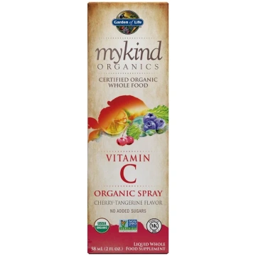 Garden of Life Mykind C vitamīna aerosols, ķiršu-m