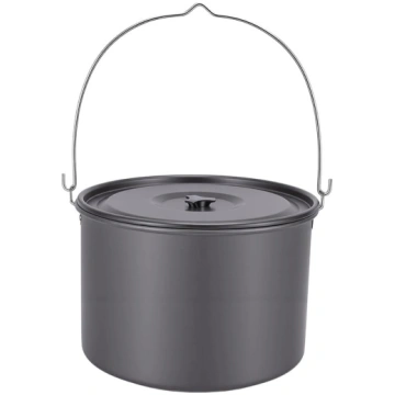 Pārnēsājams āra pakaramais katls, 15 l kempinga ka