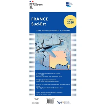 Carte OACI Sud/Est Edition 2026 SIA
