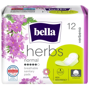BELLA Herbs Verbena higiēniskās paketes, 12 gab