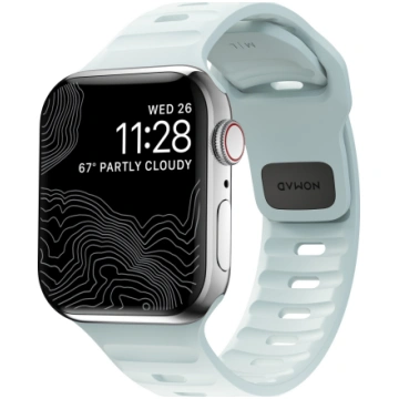 Nomad Sport Strap, Ice Blue Glow - Apple Watch 42m