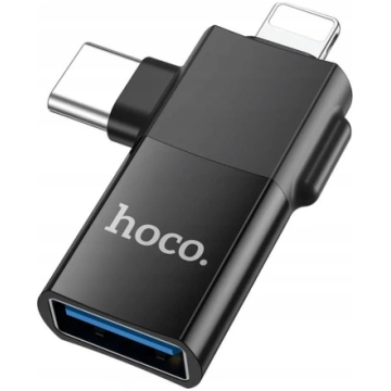HOCO Adapter OTG Typ C (Meski) / Lightning (Meski)