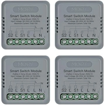 MOES Zigbee zemgaismas gaismas slēdzis, mini viedo