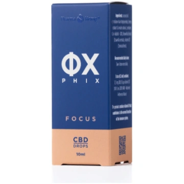 PHIX Focus drops 5% CBD, 10ml