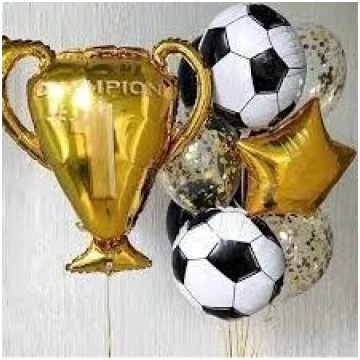 N-89 Hēlija balonu kompozīcija "Balonu pušķis ar f