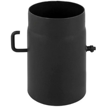 Melno dūmvadu caurule ar šīberi Parkanex D160 mm