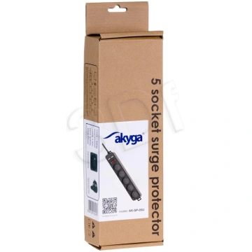 Akyga Surge Protector AK-SP-05U 1.5m 5 outlets CEE