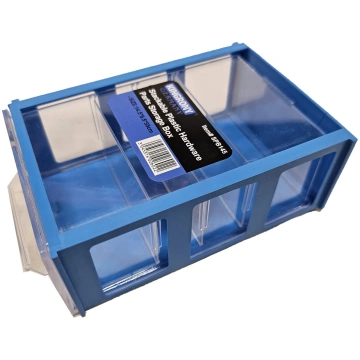 STACKABLE PLASTIC HARDWARE STORAGE BOX | 14.5X9.5X